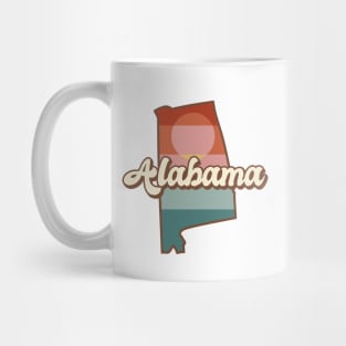 Alabama Retro Mug